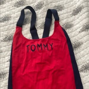 Tommy Red and Navy Body/Bathing Suit